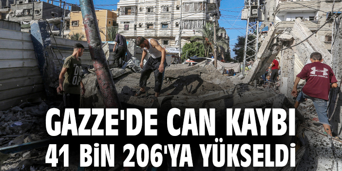 İsrail-Gazze Çatışmasında Can Kaybı 41 Bin’i Aştı