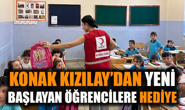 Konak Kızılay, 500 Öğrenciye Okul Malzemesi Dağıttı