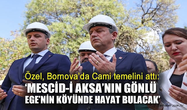 Mescid-i Aksa İle Sarnıç’ta Camii Temeli Atıldı