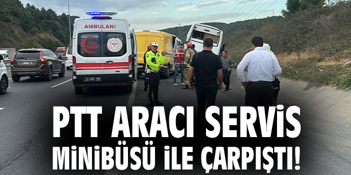 İstanbul’da Kargo Aracıyla Minibüs Çarpıştı!