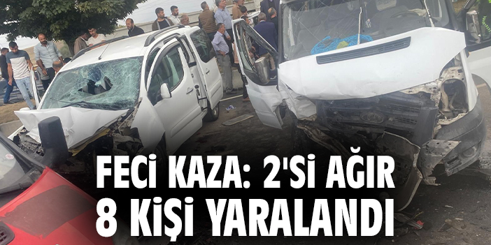 Öğrenci Servisi Kazasında 8 Yaralı, Yol Tehlikeli!