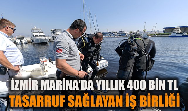 İZDENİZ’den Tasarruf: Dalgıçlar Tonoz Yerleştiriyor!