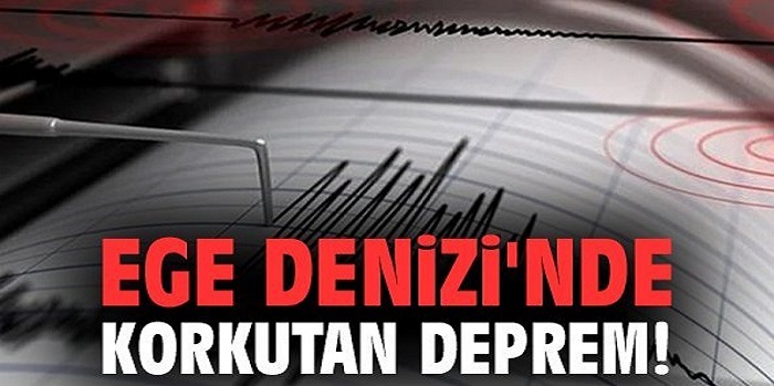 Ege Denizi’nde 5,3 Büyüklüğünde Deprem!