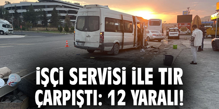 Şanlıurfa’da Minibüs-Tır Kazasında 12 Yaralı!