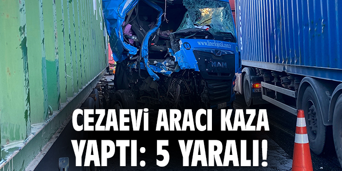 Tem Otoyolu’nda Feci Kaza: 5 Yaralı