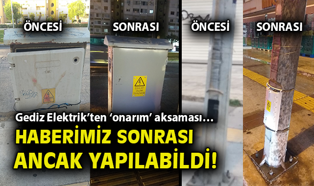 İzmir’de Elektrik Direkleri Tehlike Saçıyor!