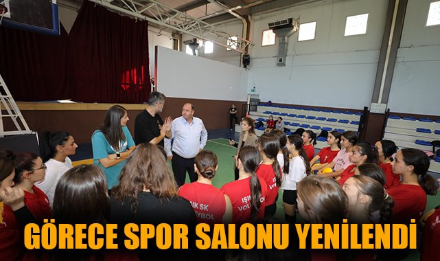 Görece Spor Salonu’nda Yenileme Çalışmaları Başladı!