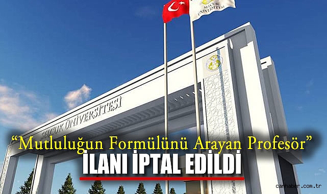 İlahiyat Fakültesi Profesör İlanı İptal Edildi!