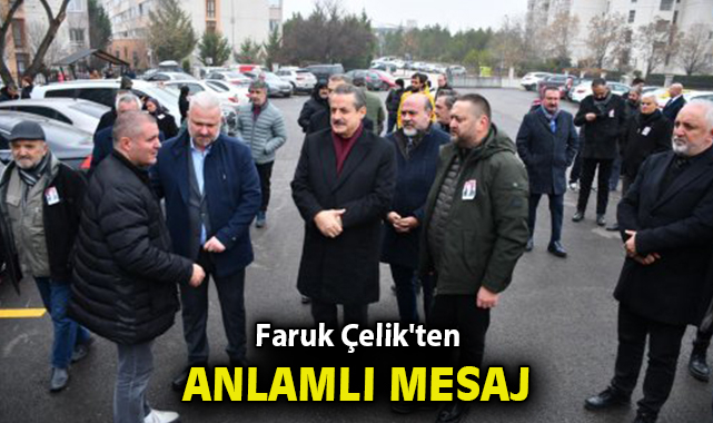 Faruk Çelik’ten Taziye Mesajı ve Cenaze Ziyareti