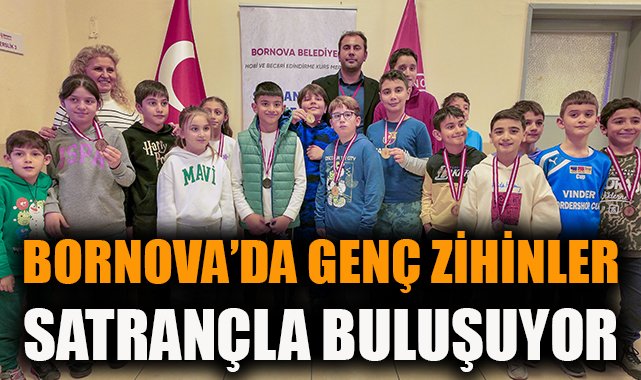 Bornova’da Çocuklar İçin Satranç Turnuvası
