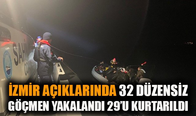 Foça’da Yasa Dışı Göçmen Operasyonu: 61 Kurtarıldı!