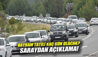 Kurban Bayramı İzni: 5-9 Haziran Tarihleri!