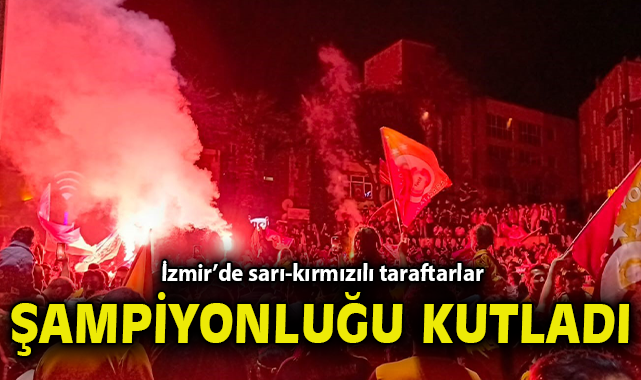Aliağa’da Galatasaray Coşkusu Meydanı Sardı!