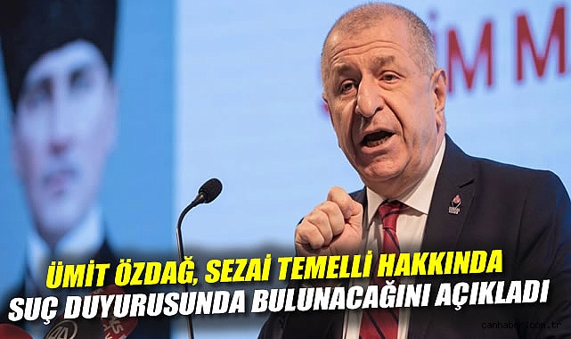 Ümit Özdağ’dan Sezai Temelli’ye Suç Duyurusu!