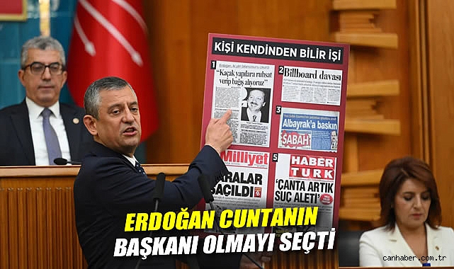 Özgür Özel: ‘Erdoğan cunta başkanı oldu!’