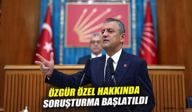CHP’li Özgür Özel’e Soruşturma Tepki Çağrıştırdı!