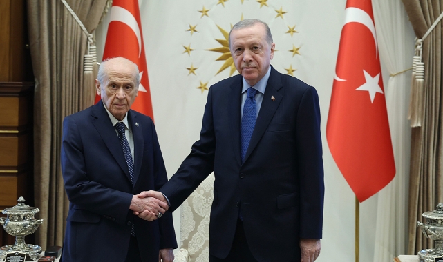 Erdoğan ve Bahçeli Külliye’de Gizli Görüşme Yaptı