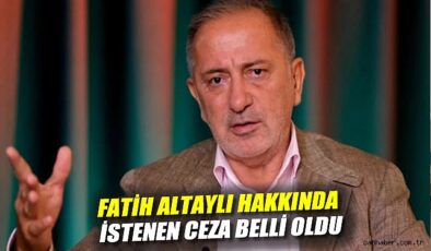 Fatih Altaylı’ya 5 Yıl Hapis Ceza Talebi!