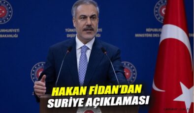 Fidan: İsrail, Suriye’yi Bölmeyi Hedefliyor