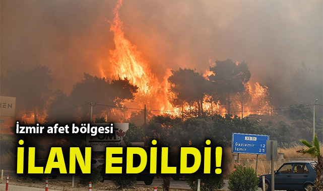 Ali Yerlikaya: Yangınlar için Afet Bölgesi İlanı