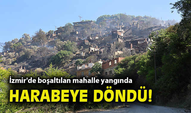 Ödemiş’te Orman Yangını: Mahalle Harabeye Döndü!