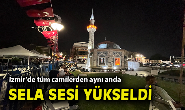 İzmir’de 15 Temmuz Şehitleri İçin Anma Etkinliği