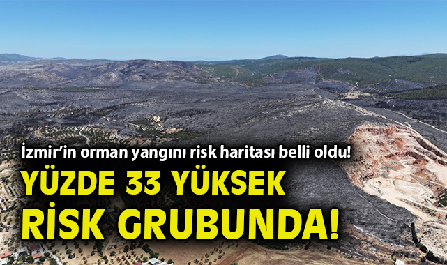 İzmir’de Orman Yangını Riski Haritası Açıklandı!