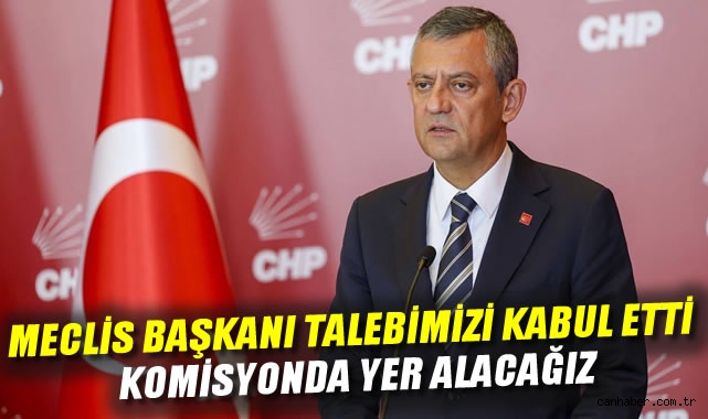 Özgür Özel, TBMM Komisyonunu Kurma Adımında
