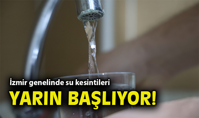 İzmir’de Su Kesintileri Başlıyor! Kuraklık Yaygınlaşıyor