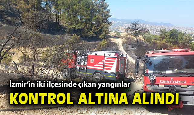 İzmir’de Orman Yangınları 9 Saatte Kontrol Altına Alındı