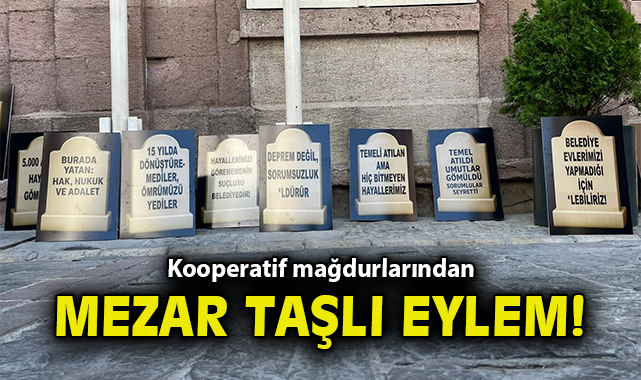 İzmir’de Kooperatif Mağdurlarından Tepki Gösterisi!