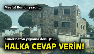 Küner Köyü’nde Kaçak Villalar, Doğa Katliamı Başladı!