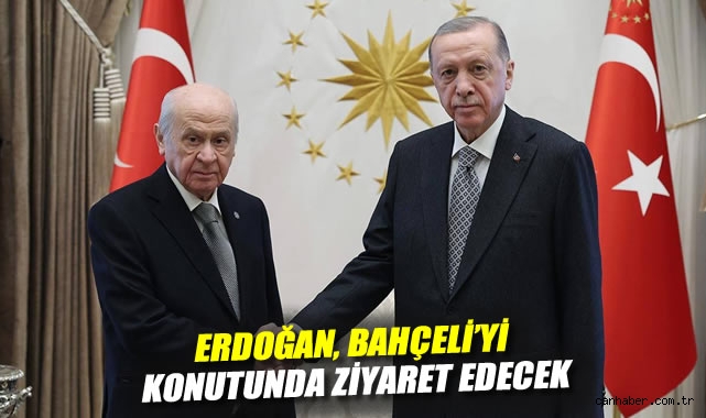 Erdoğan Bahçeli’yi Ziyaret Edecek! Saat 17.00’de