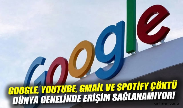 Google ve YouTube Çöktü: Erişim Sorunları Yaşanıyor!