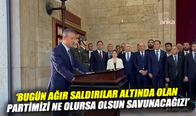 Özgür Özel, 102. Yılda Atatürk’ü Andı