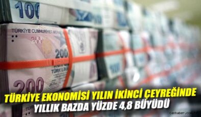 GSYH Yüzde 4,8 Arttı, Ekonomi Güçleniyor!