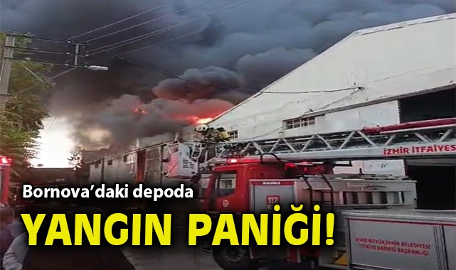 Refik Tulga Caddesi’ndeki Yangın Panik Yarattı!