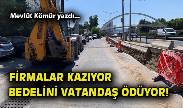 İzmir’de Yol Kazıları Sorunlu Bırakılıyor!