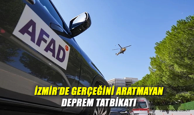 İzmir’de Deprem Tatbikatı: Koordinasyon Testi
