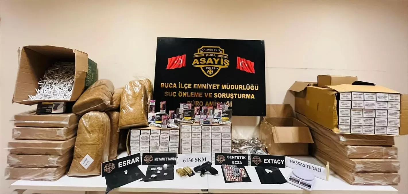 Buca’da Uyuşturucu ve Silah Operasyonu: Bir Gözaltı!