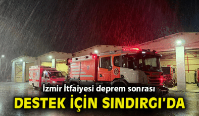 Sındırgı’daki Depreme İzmir’den Hızlı Yanıt!