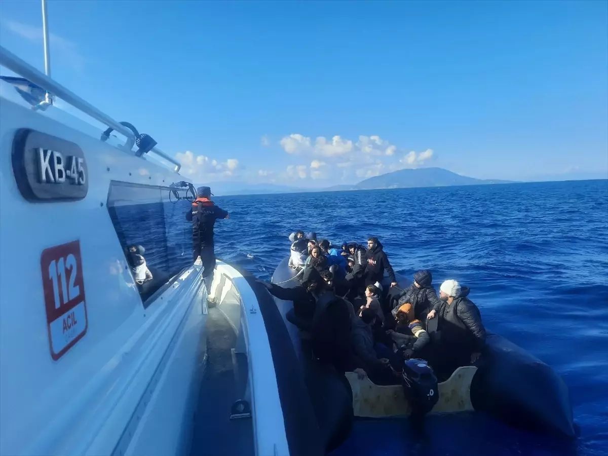 Dikili’de 88 Düzensiz Göçmen Yakalandı!
