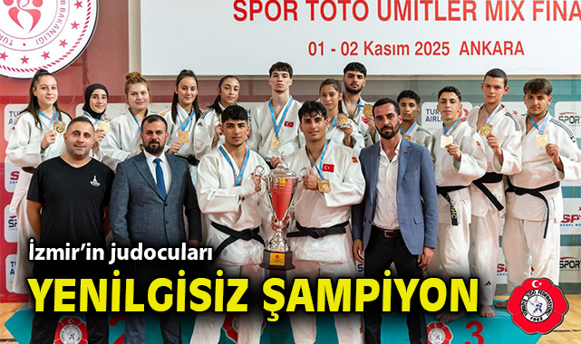 İzmir Judo Takımı, Namağlup Şampiyonluk Sevinci Yaşadı!