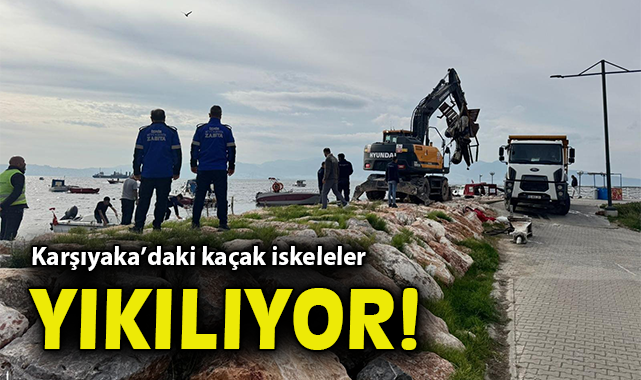 İzmir’de İzinsiz Platformlar Kaldırılıyor!
