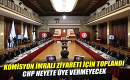 TBMM’de İmralı için kritik toplantı yapıldı!