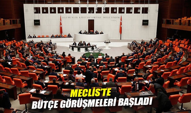 2026 Bütçesi Görüşmeleri TBMM’de Başladı!
