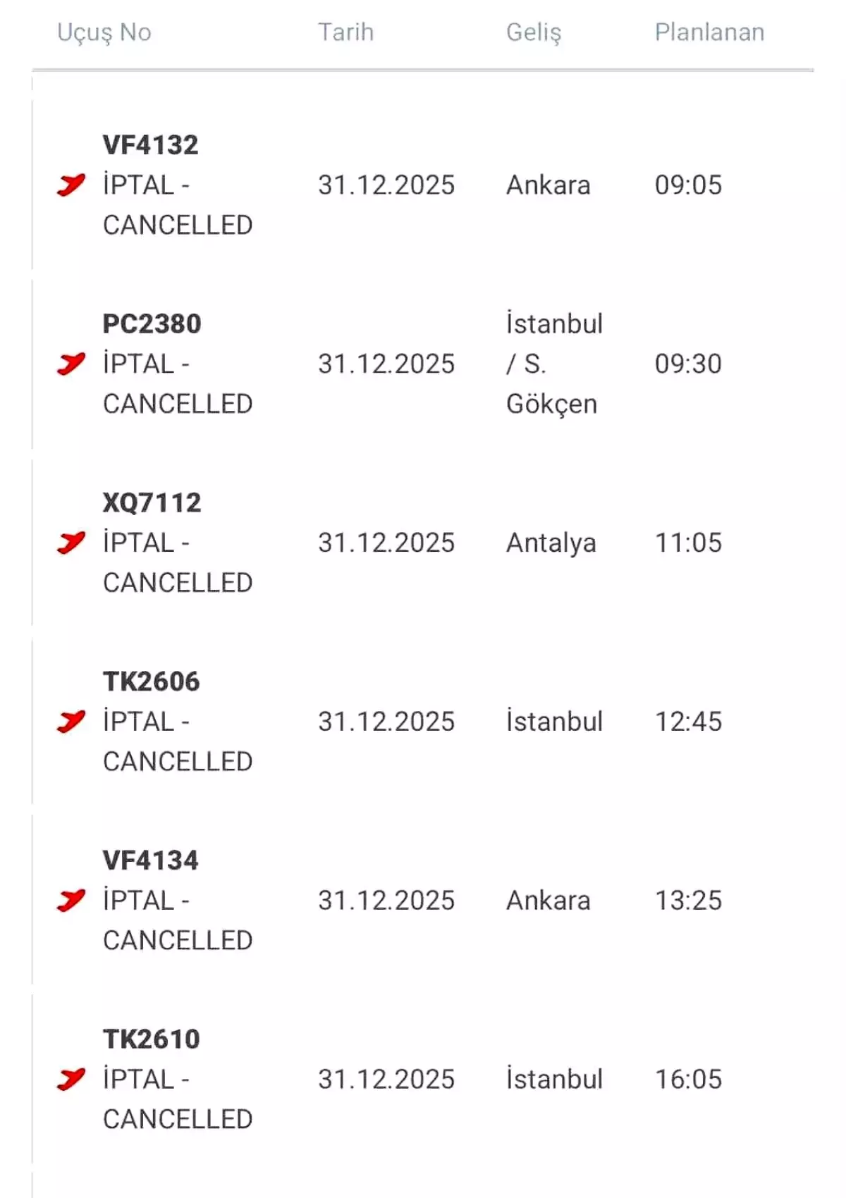 Diyarbakır’da Kar Yağışı Uçuşları İptal Ettirdi!