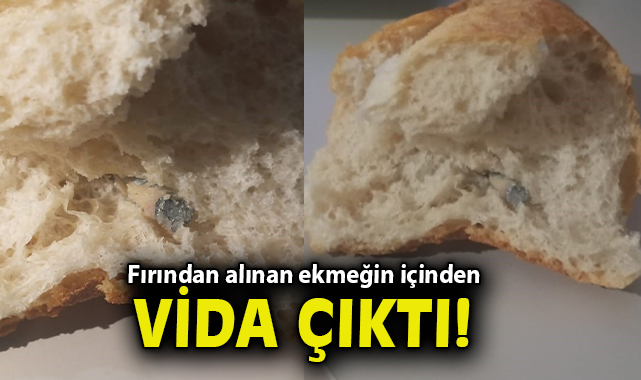 Fırından Çıkan Ekmeğin İçinden Vida Çıktı!
