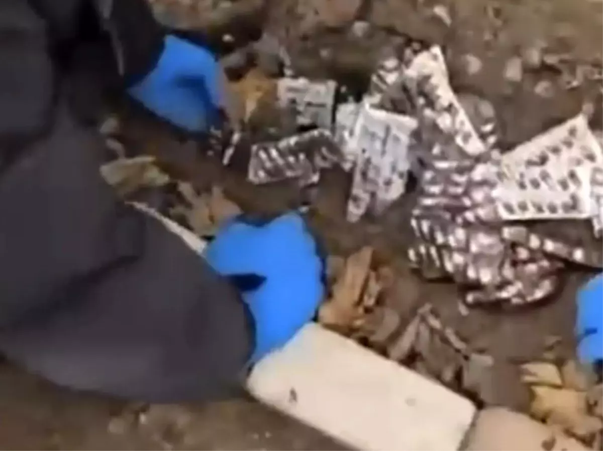 İzmir’de Bahçede 9 Bin Uyuşturucu Hap Ele Geçirildi!