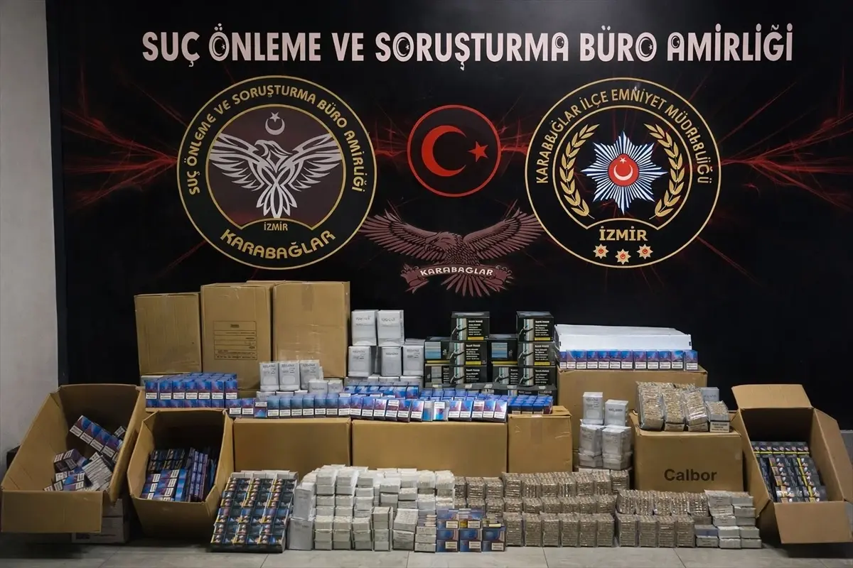 Karabağlar’da Kaçakçılık Operasyonu: İki Gözaltı